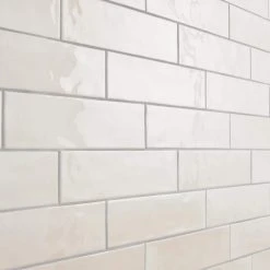 LuxeCraft Arteko Antique White 3 in. x 12 in. Glazed Ceramic Wall Tile (0.25 sq. ft./Each) by Daltile -Daltile Sales Store antique white daltile ceramic tile ak01312hd1p2 c3 1000 1