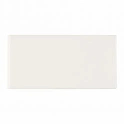 Rittenhouse Square Arctic White 3 in. x 6 in. Ceramic Bullnose Wall Tile (0.125 sq. ft. / piece) by Daltile