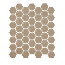 Restore Ash Gray 10 in. x 12 in. Glazed Ceramic Hexagon Mosaic Tile (0.81 sq. ft./each) by Daltile -Daltile Sales Store ash gray daltile ceramic tile x11415hexms1p2 77 1000