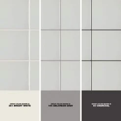 Restore Ash Gray 4-1/4 in. x 4-1/4 in. Glazed Ceramic Wall Tile (12.5 sq. ft./case) by Daltile -Daltile Sales Store ash gray daltile ceramic tile x114441p2 1d 1000