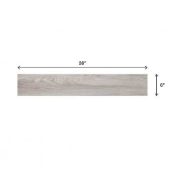 Regent Grove 6 in. x 36 in. Ash Gray Glazed Porcelain Floor and Wall Tile (14.5 sq. ft./Case) by Daltile -Daltile Sales Store ash gray daltile porcelain tile rg05636hd1pr 66 1000