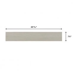 Emerson Wood Ash White 8 in. 47 in. Color Body Porcelain Floor and Wall Tile (15.18 sq. ft./Case) by Daltile -Daltile Sales Store ash white daltile porcelain tile ep068481pk 66 1000