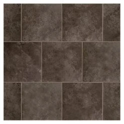 Continental Slate Asian Black 12 in. x 12 in. Porcelain Floor and Wall Tile (15 sq. ft. / case) by Daltile