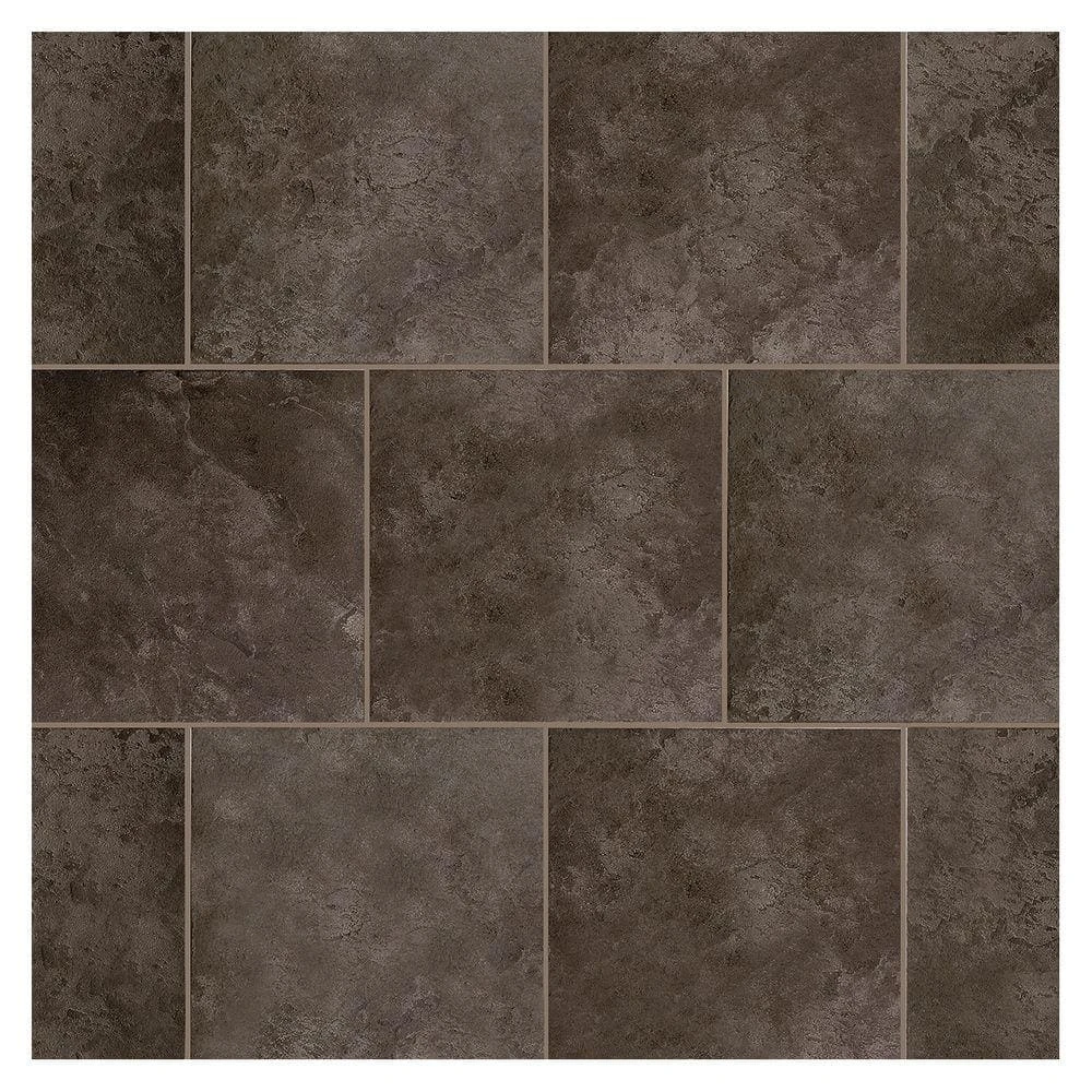Continental Slate Asian Black 12 in. x 12 in. Porcelain Floor and Wall Tile (15 sq. ft. / case) by Daltile 3 Continental Slate Asian Black 12 in. x 12 in. Porcelain Floor and Wall Tile (15 sq. ft. / case) by Daltile