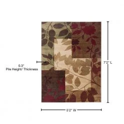 Tribeca Beige/Brown 5 ft. x 7 ft. Geometric Area Rug by Home Dynamix -Daltile Sales Store beige brown home dynamix area rugs 2 hd5282 999 76 1000
