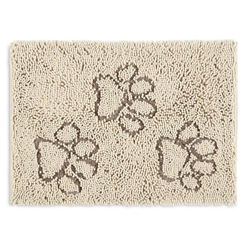 Comfy Pooch Clean Paw Beige/Brown 21 in. x 30 in. Door Mat For Pets by Home Dynamix 3 Comfy Pooch Clean Paw Beige/Brown 21 in. x 30 in. Door Mat For Pets by Home Dynamix