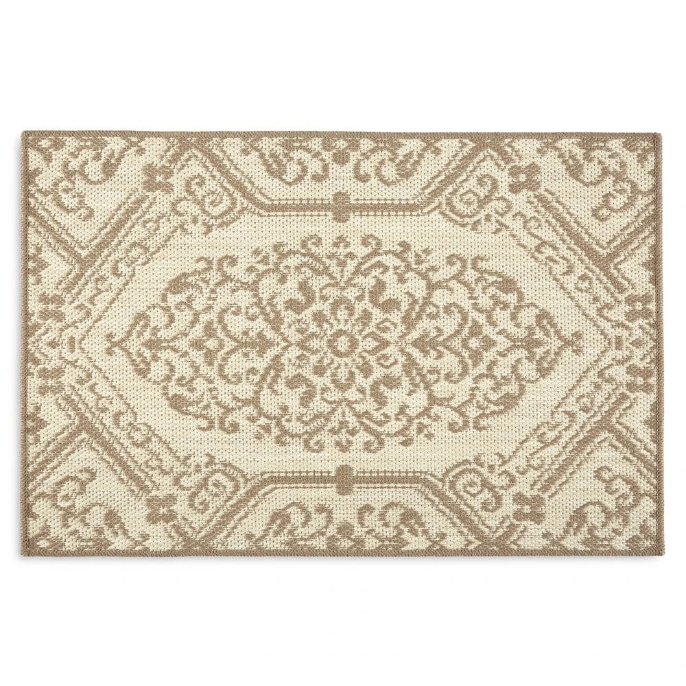 Cafe Jardin Beige/Brown 23.6 in. x 35.4 in. Kitchen Mat by Home Dynamix 3 Cafe Jardin Beige/Brown 23.6 in. x 35.4 in. Kitchen Mat by Home Dynamix