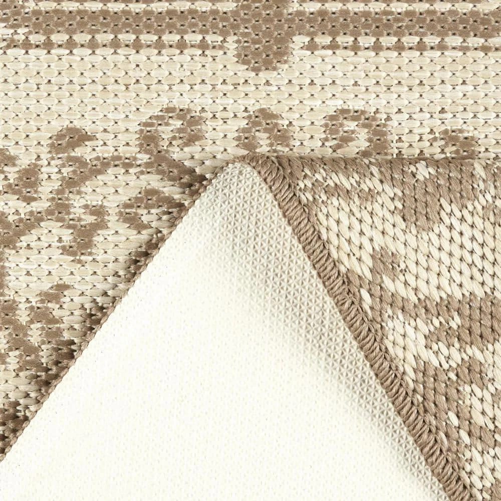 Cafe Jardin Beige/Brown 23.6 in. x 35.4 in. Kitchen Mat by Home Dynamix 7 Cafe Jardin Beige/Brown 23.6 in. x 35.4 in. Kitchen Mat by Home Dynamix - Image 5