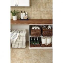 Portland Stone Beige 18 in. x 18 in. Glazed Ceramic Floor and Wall Tile (348.8 sq. ft./Pallet) by Daltile -Daltile Sales Store beige daltile ceramic tile pt011818hdpl1pv 4f 1000