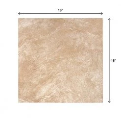 Portland Stone Beige 18 in. x 18 in. Glazed Ceramic Floor and Wall Tile (348.8 sq. ft./Pallet) by Daltile -Daltile Sales Store beige daltile ceramic tile pt011818hdpl1pv 66 1000