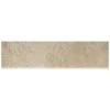 Portland Stone Beige Matte 3 in. x 12 in. Glazed Ceramic Bullnose Trim Tile (0.2357 sq. ft./Piece) by Daltile