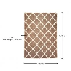 Ventura Roslin Beige/Ivory 8 ft. x 10 ft. Trellis Area Rug by Home Dynamix -Daltile Sales Store beige ivory home dynamix area rugs 1 7859 185 76 1000