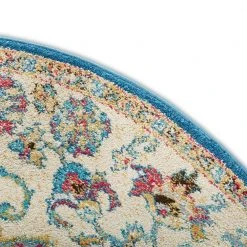 Serena Daina Beige/Multi 8 ft. Round Medallion Area Rug by Home Dynamix -Daltile Sales Store beige multi home dynamix area rugs 8r 7765 149 c3 1000