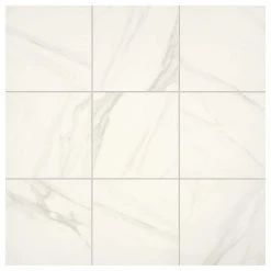 Selwyn Bianco Calacatta 12 in. x 12 in. Glazed Porcelain Floor and Wall Tile (14.55 sq. ft. / Case) by Daltile