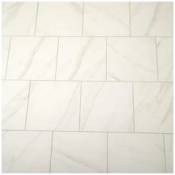 Selwyn Bianco Calacatta 12 in. x 12 in. Glazed Porcelain Floor and Wall Tile (14.55 sq. ft. / Case) by Daltile -Daltile Sales Store bianco calacatta daltile porcelain tile sl601212hd1p6 77 1000