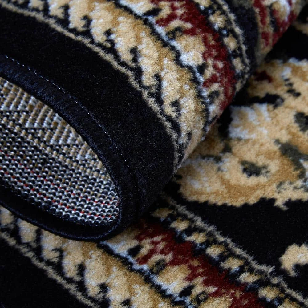 Optimum Black/Multi 8 ft. x 10 ft. Indoor Area Rug by Home Dynamix 7 Optimum Black/Multi 8 ft. x 10 ft. Indoor Area Rug by Home Dynamix - Image 5