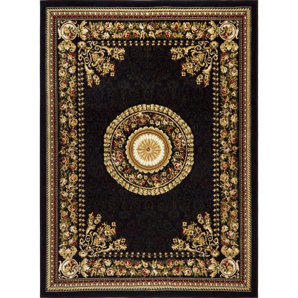 Optimum Black/Multi 8 ft. x 10 ft. Indoor Area Rug by Home Dynamix 3 Optimum Black/Multi 8 ft. x 10 ft. Indoor Area Rug by Home Dynamix