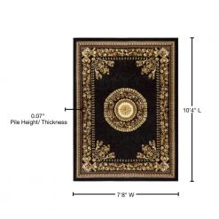 Optimum Black/Multi 8 ft. x 10 ft. Indoor Area Rug by Home Dynamix 17 Optimum Black/Multi 8 ft. x 10 ft. Indoor Area Rug by Home Dynamix -Daltile Sales Store black beige home dynamix area rugs 1 11023 450 76 1000