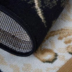 Optimum Black/Beige 8 ft. x 10 ft. Geometric Area Rug by Home Dynamix -Daltile Sales Store black beige home dynamix area rugs 1 11025 450 1f 1000