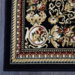 Optimum Athens Black/Beige 5 ft. x 7 ft. Border Area Rug by Home Dynamix -Daltile Sales Store black beige home dynamix area rugs 2 11023 450 c3 1000