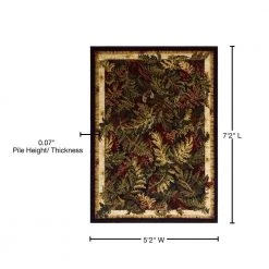 Optimum Black/Beige 5 ft. x 7 ft. Indoor Area Rug by Home Dynamix -Daltile Sales Store black beige home dynamix area rugs 2 11033 450 76 1000
