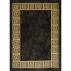 Optimum Eros Black/Beige 4 ft. x 5 ft. Geometric Area Rug by Home Dynamix