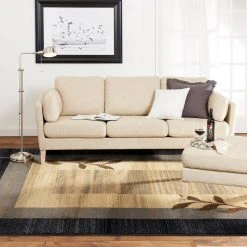 Royalty Clover Black/Blue 5 ft. x 7 ft. Geometric Area Rug by Home Dynamix -Daltile Sales Store black blue home dynamix area rugs 2 hd602j 47 a0 1000