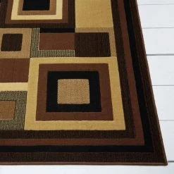 Catalina Black/Brown 8 ft. x 10 ft. Geometric Area Rug by Home Dynamix -Daltile Sales Store black brown home dynamix area rugs 1 4467 469 c3 1000