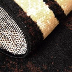 Premium Nile Black/Brown 5 ft. x 7 ft. Geometric Area Rug by Home Dynamix -Daltile Sales Store black brown home dynamix area rugs 2 hd1879 502 1f 1000