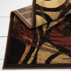 Catalina Black/Brown 3 ft. x 5 ft. Abstract Area Rug by Home Dynamix -Daltile Sales Store black brown home dynamix area rugs 3 4473 450 4f 1000