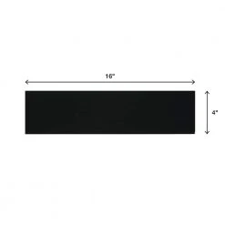 Restore 4 in. x 16 in. Glazed Ceramic Black Subway Tile (13.2 sq. ft./case) by Daltile -Daltile Sales Store black daltile ceramic tile k1114161p2 a0 1000