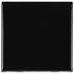 Restore Black 4-1/4 in. x 4-1/4 in. Glazed Ceramic Wall Tile (12.5 sq. ft. / case) by Daltile