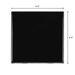 Restore Black 4-1/4 in. x 4-1/4 in. Glazed Ceramic Wall Tile (12.5 sq. ft. / case) by Daltile -Daltile Sales Store black daltile ceramic tile k111441p1 66 1000