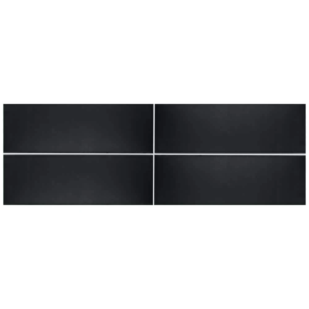 Restore Black 8 in. x 24 in. Glazed Ceramic Wall Tile (13.3 sq. ft./Case) by Daltile 6 Restore Black 8 in. x 24 in. Glazed Ceramic Wall Tile (13.3 sq. ft./Case) by Daltile - Image 4