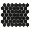 Restore Matte Black Hexagon 10 in. x 12 in. x 6.35 mm Glazed Ceramic Mosaic Tile (0.81 sq. ft./Each) by Daltile 1 Restore Matte Black Hexagon 10 in. x 12 in. x 6.35 mm Glazed Ceramic Mosaic Tile (0.81 sq. ft./Each) by Daltile -Daltile Sales Store black daltile ceramic tile k71115hexms1p2 64 1000