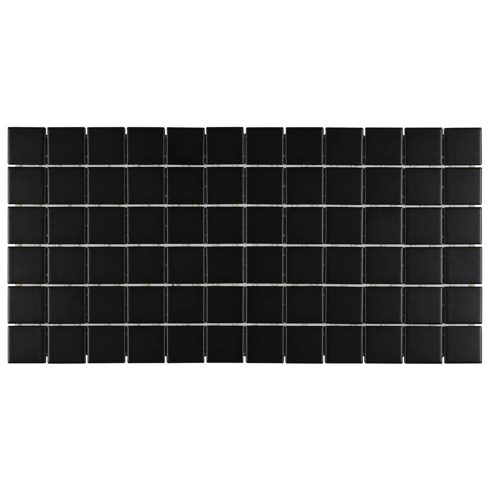Restore Matte Black 12 in. x 24 in. x 6.35 mm Glazed Ceramic Mosaic Tile (2 sq. ft./Each) by Daltile 3 Restore Matte Black 12 in. x 24 in. x 6.35 mm Glazed Ceramic Mosaic Tile (2 sq. ft./Each) by Daltile