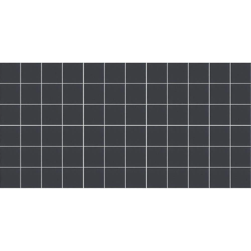 Keystones Unglazed Black 12 in. x 24 in. x 6 mm Porcelain Mosaic Floor and Wall Tile (24 sq. ft. / case) by Daltile 3 Keystones Unglazed Black 12 in. x 24 in. x 6 mm Porcelain Mosaic Floor and Wall Tile (24 sq. ft. / case) by Daltile