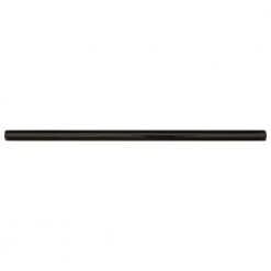 Restore Black 1/2 in. x 12 in. Glazed Ceramic Jolly Trim Tile (0.04 sq. ft./Piece) by Daltile -Daltile Sales Store black daltile tile trim re18s1 212cc1p2 1f 1000