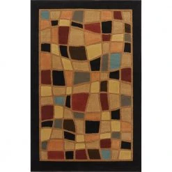 Catalina Black 8 ft. x 10 ft. Indoor Area Rug by Home Dynamix