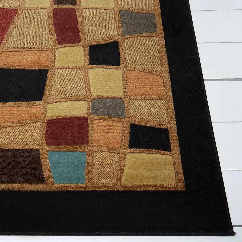 Catalina Black 8 ft. x 10 ft. Indoor Area Rug by Home Dynamix 4 Catalina Black 8 ft. x 10 ft. Indoor Area Rug by Home Dynamix - Image 2