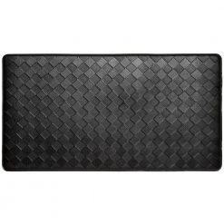 Trenton Solace Black 17 in. x 32 in. Anti Fatigue Kitchen Mat by Home Dynamix