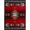 Premium Sagrada Black/Red 4 ft. x 5 ft. Geometric Area Rug by Home Dynamix -Daltile Sales Store black red home dynamix area rugs 3 7053 450 64 1000