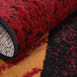 Premium Indus Black/Brown 2 ft. x 7 ft. Geometric Runner Area Rug by Home Dynamix 12 Premium Indus Black/Brown 2 ft. x 7 ft. Geometric Runner Area Rug by Home Dynamix -Daltile Sales Store black red home dynamix area rugs 4 hd5194 450 1f 1000