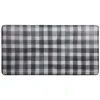 Cat Cora Black/White 19.6 in. x 39 in. Printed Buffalo Check Anti Fatigue Kitchen Mat by Home Dynamix -Daltile Sales Store black white home dynamix kitchen mats 20 cgs17o 64 1000