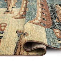 Buffalo Creek Blue/Brown 8 ft. x 10 ft. Area Rug by Home Dynamix -Daltile Sales Store blue brown home dynamix area rugs 1 17393 309 1f 1000