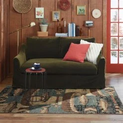 Buffalo Creek Blue/Brown 8 ft. x 10 ft. Area Rug by Home Dynamix -Daltile Sales Store blue brown home dynamix area rugs 1 17393 309 a0 1000