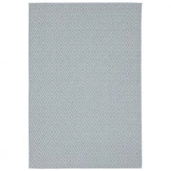 Tripoli Lydia Blue/Cream 8 ft. x 10 ft. Geometric Indoor/Outdoor Area Rug by Home Dynamix