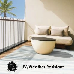 Tripoli Mateo Blue/Cream 5 ft. x 7 ft. Striped Indoor/Outdoor Area Rug by Home Dynamix -Daltile Sales Store blue cream home dynamix outdoor rugs 2 8788 333 40 1000