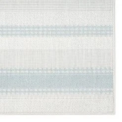 Tripoli Mateo Blue/Cream 5 ft. x 7 ft. Striped Indoor/Outdoor Area Rug by Home Dynamix -Daltile Sales Store blue cream home dynamix outdoor rugs 2 8788 333 c3 1000