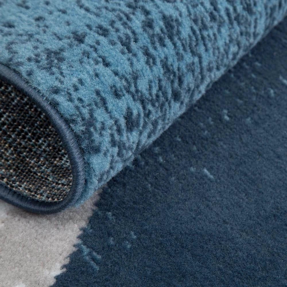 Premium Blue/Grey 8 ft. x 10 ft. Indoor Area Rug by Home Dynamix 7 Premium Blue/Grey 8 ft. x 10 ft. Indoor Area Rug by Home Dynamix - Image 5